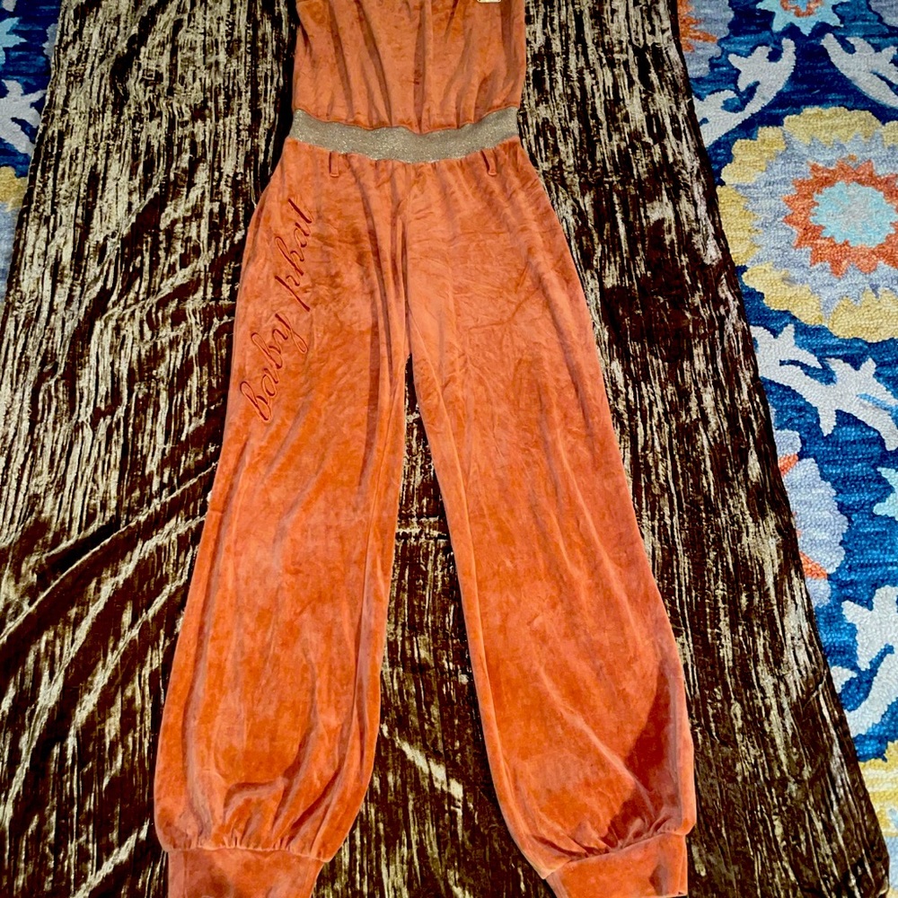 baby phat velour y2k romper